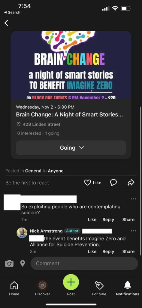 Dumb comments on NextDoor