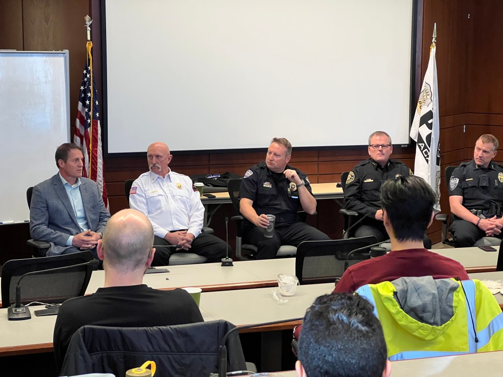 Leaders of FCPD, PFA, UCH, LSCO, and CSUPD