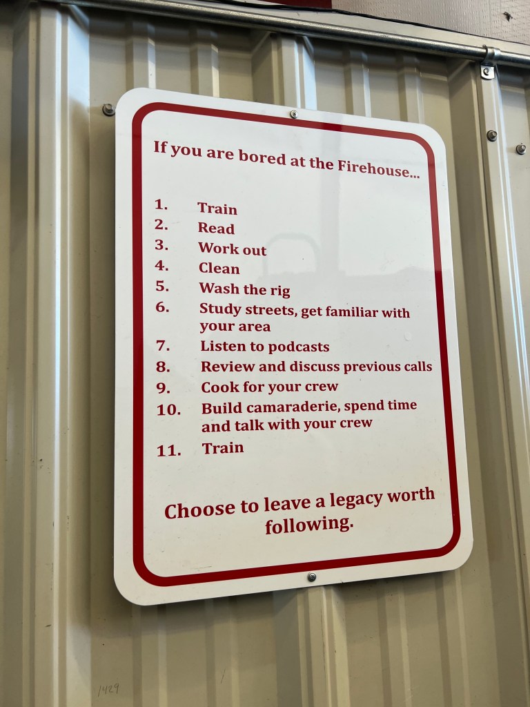 When bored @ the firehouse...