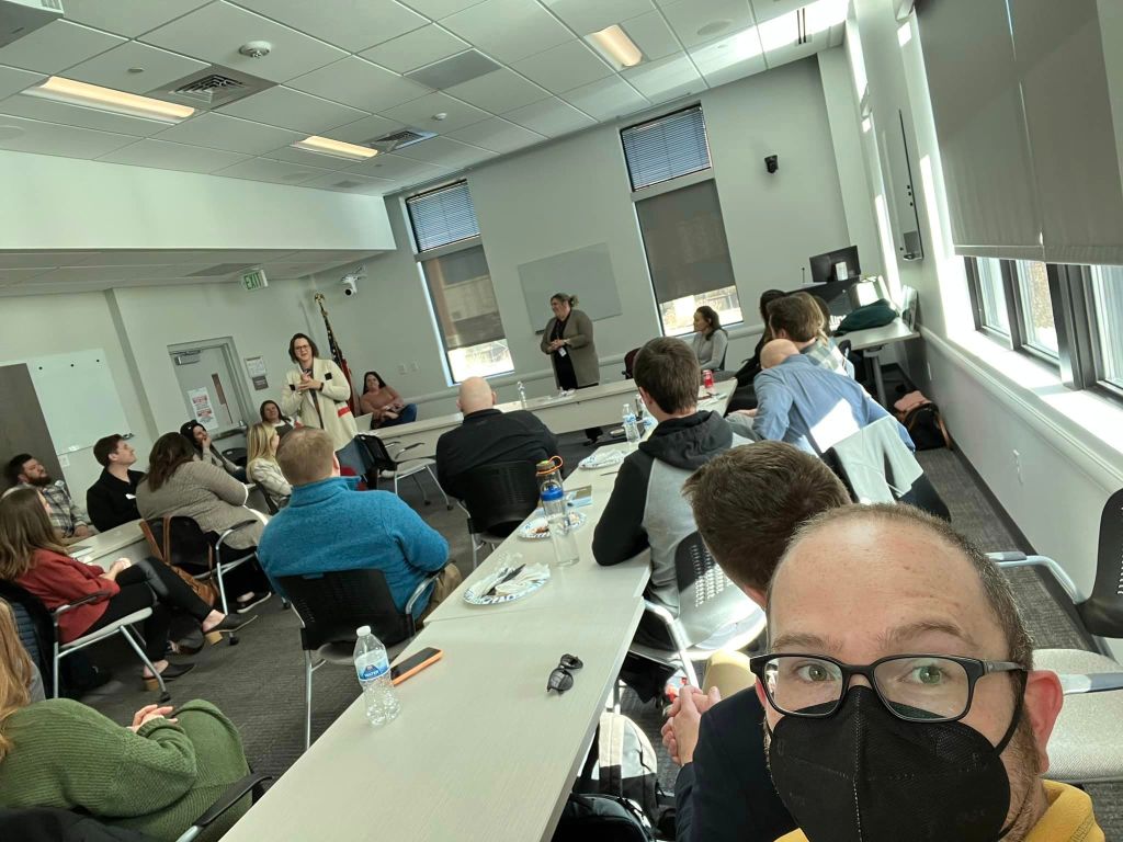 Kelly DiMartino presenting to Leadership Fort Collins