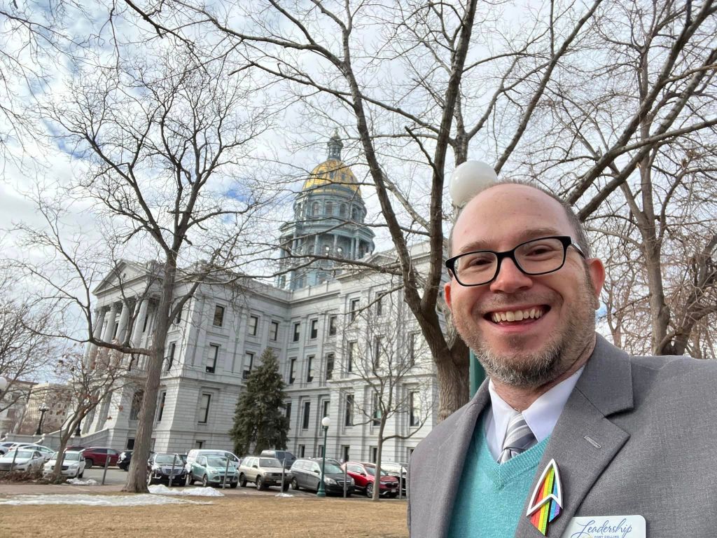 Nick Armstrong at the Colorado State Capitol