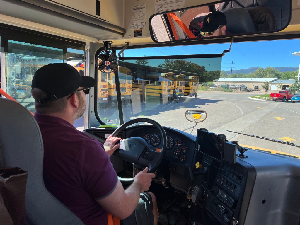 Nick Armstrong drives PSD school bus