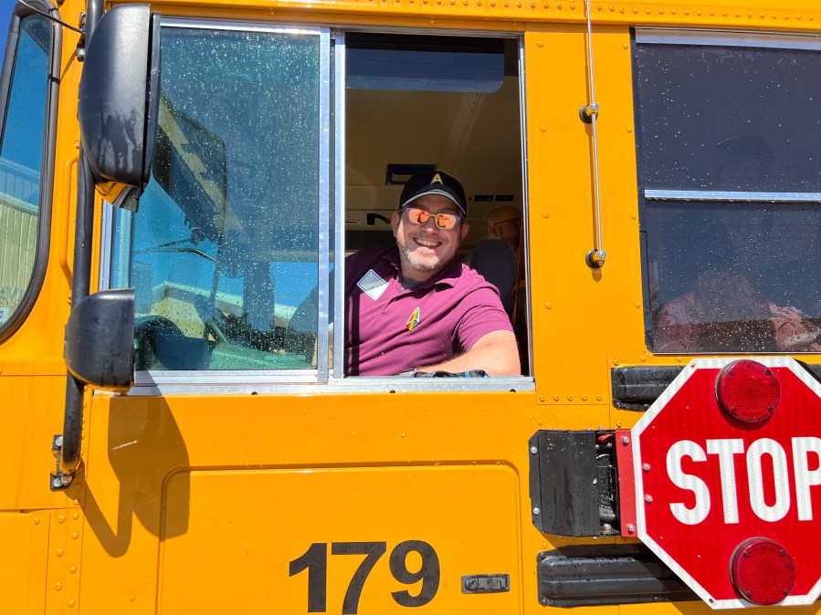 Nick Armstrong drives PSD school bus